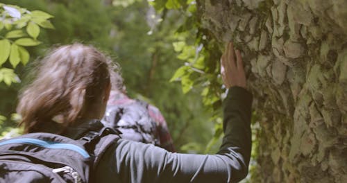 A Couple In A Hiking Adventure