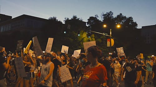 Video Of Protestors On The Street