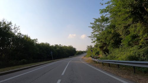 Vehicle Traveling on Roadway