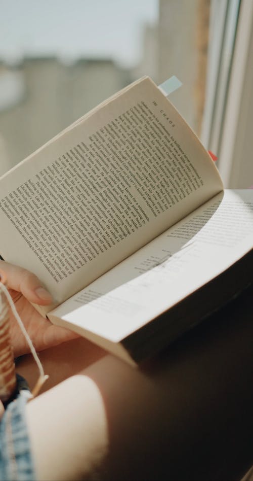 A Person Reading A Book