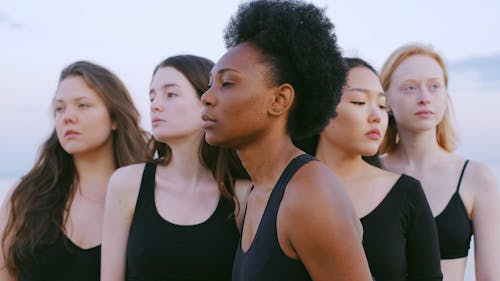 Women Of Different Race Unite For A Photo Shoot