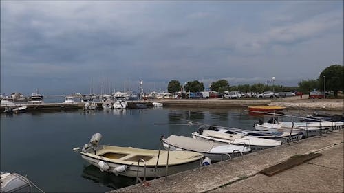 Video Of Yachts Docked On A Marina