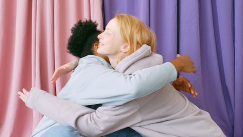 Two Women Hugging