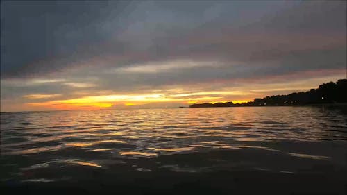 Time-Lapse Video of Sea During Golden Hour