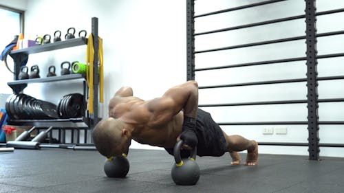 Video Of Man Doing Push-Ups Exercises