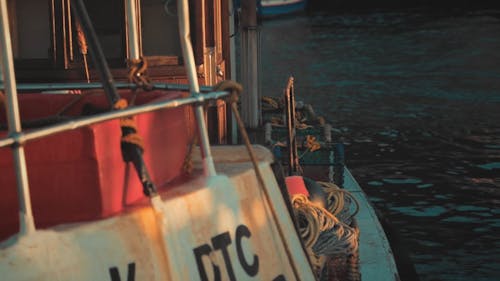 Vidoe Of Sailing Boat During Sunset