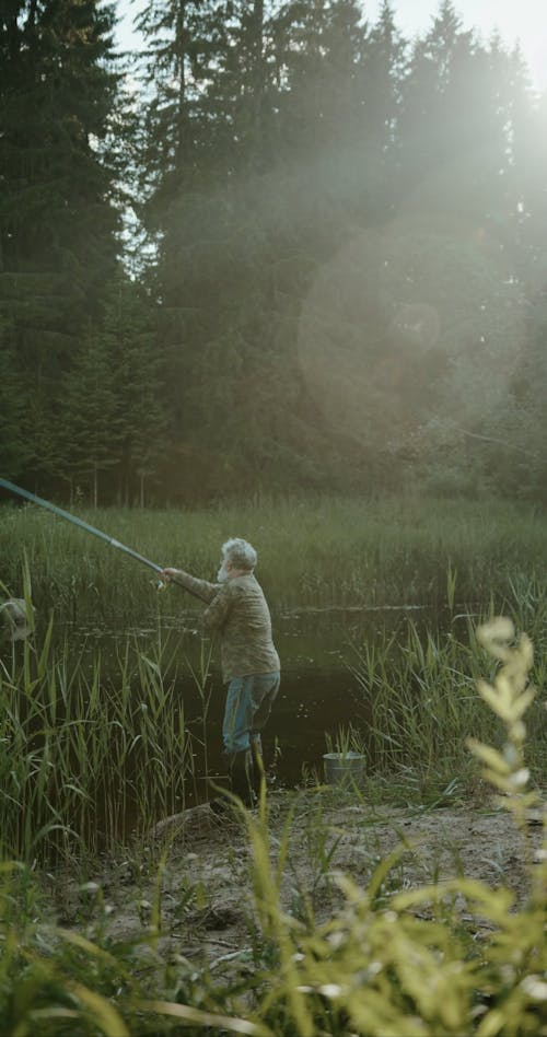 Fly Fishing Cast Stock Video Footage