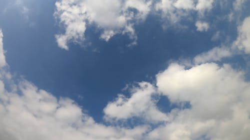 White Clouds Under Blue Sky