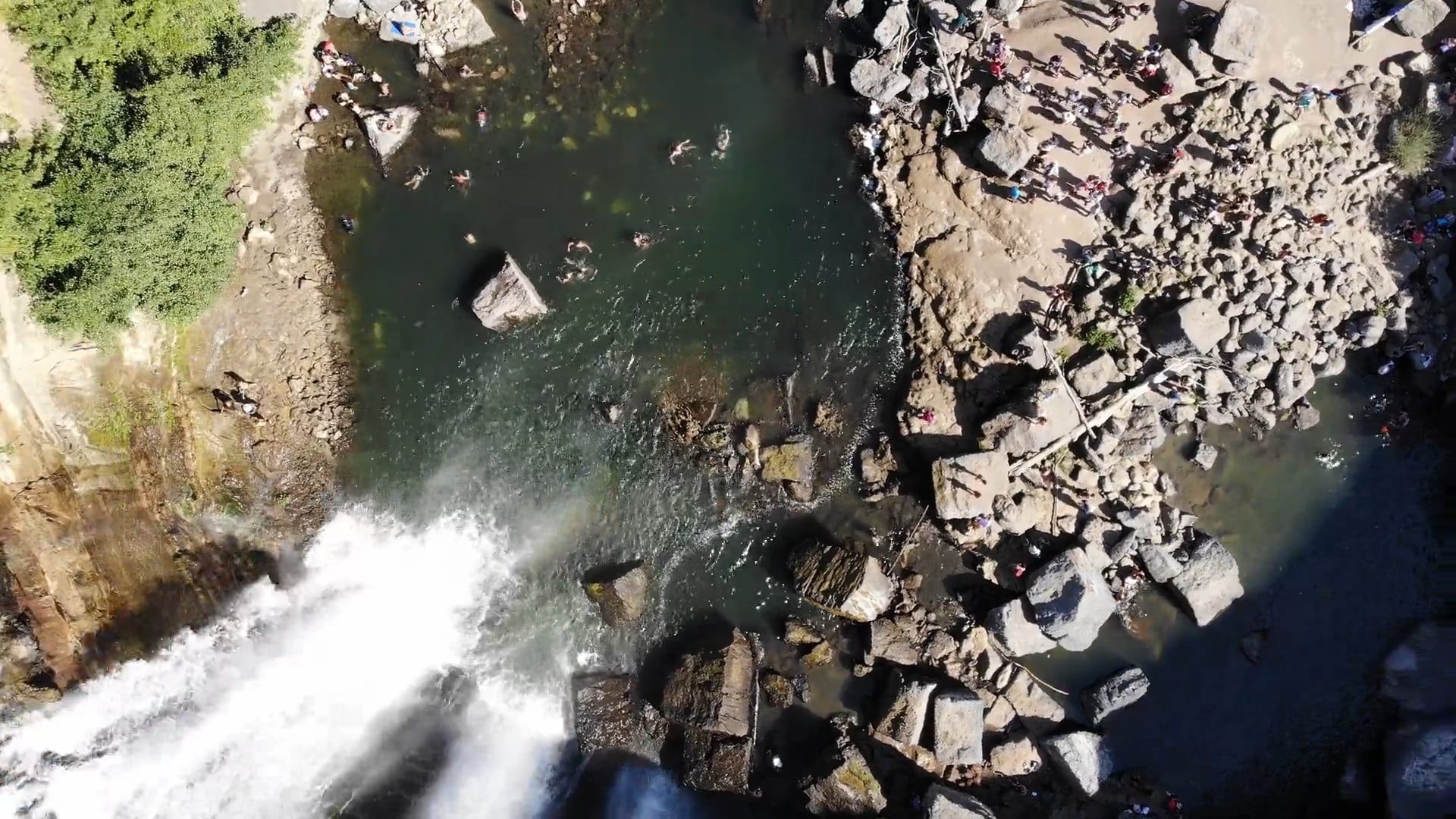 Drone Footage of the Waterfalls Free Stock Video Footage, Royalty-Free ...