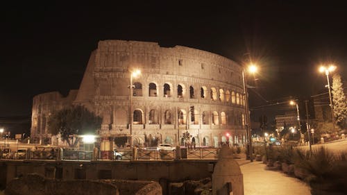 A Time-Lapse of the Colosseum in Rome