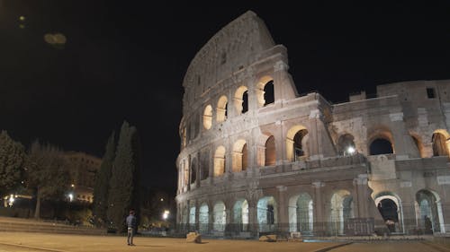 A Time-Lapse of the Colosseum in Rome