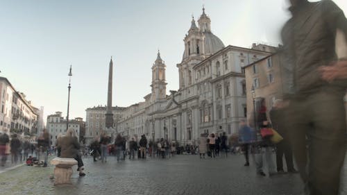 A Time-Lapse of Piazza Navona