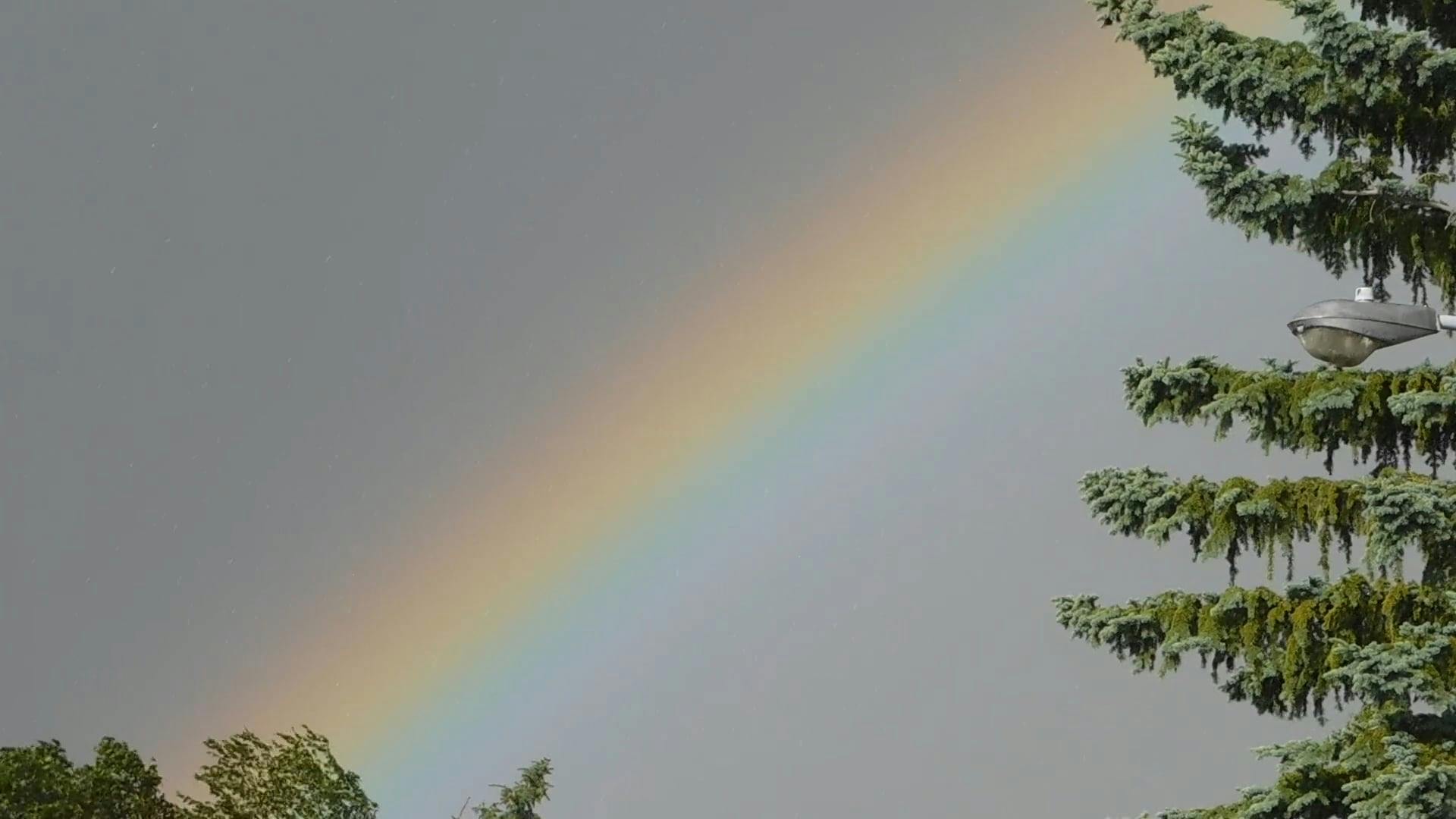 A Rainbow in the Sky · Free Stock Video