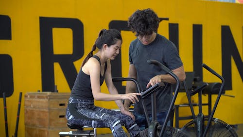 Couple Working Out Together