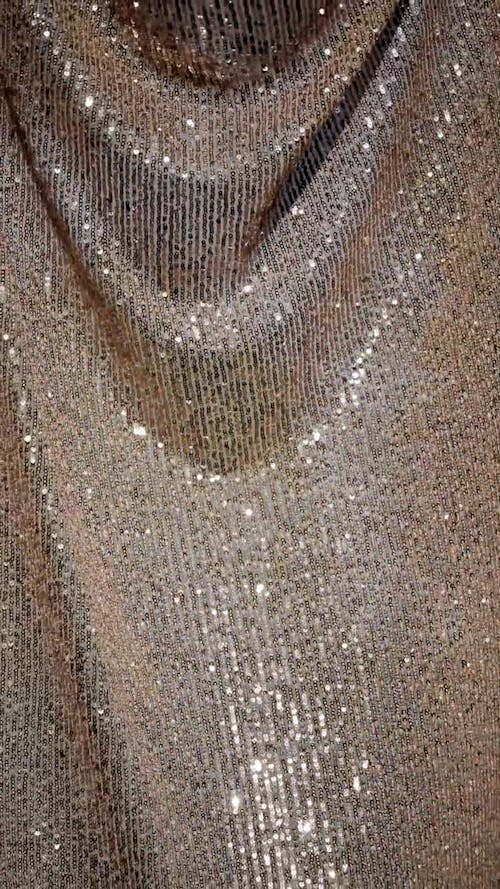 A Glittering Sequin Fabric