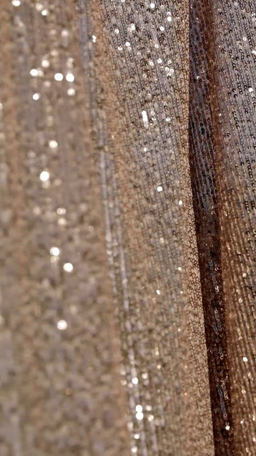 A Glittering Sequin Fabric