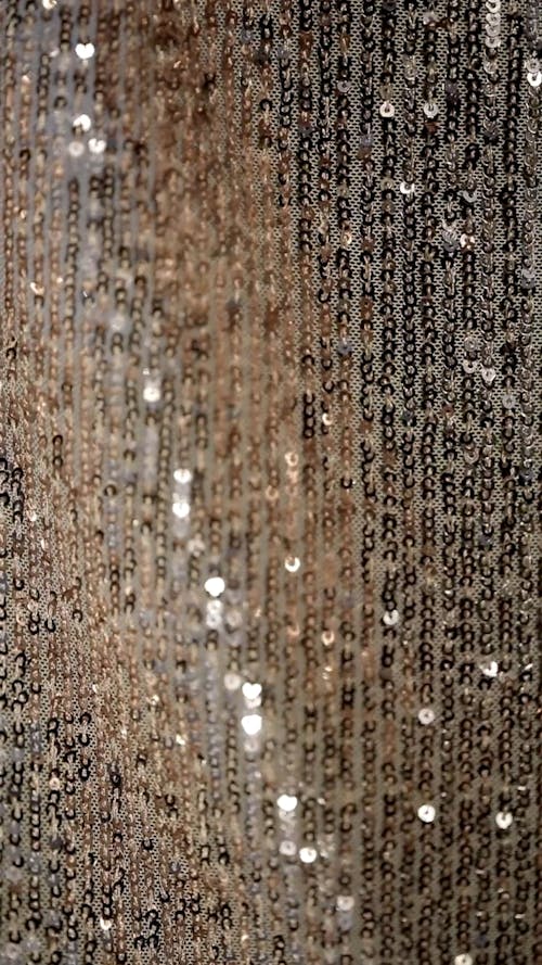 A Glittering Sequin Fabric