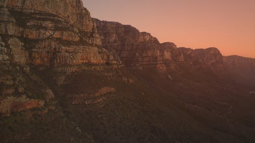 Drone Footage Of The Rocky Mountain Cliffs