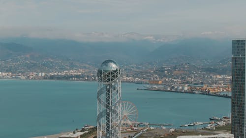 Drone Footage of Alphabetic Tower