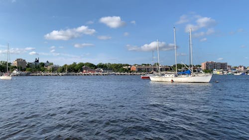 Boats Docked on Seaport During Daytime