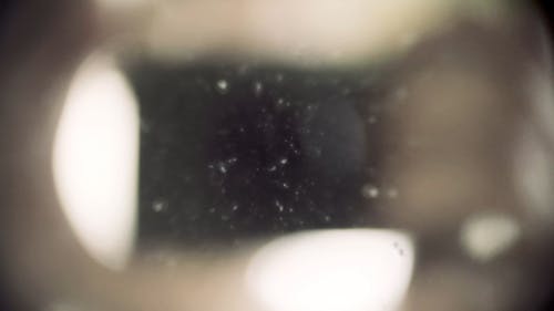 Close-up Footage Of An Analog Camera Lens