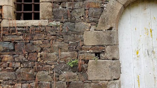 Footage of a Old Stone House