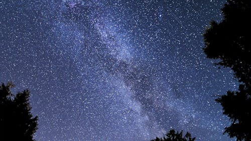 A Time-Lapse of a Night Sky