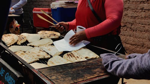 Traditional Food Selling In The Street