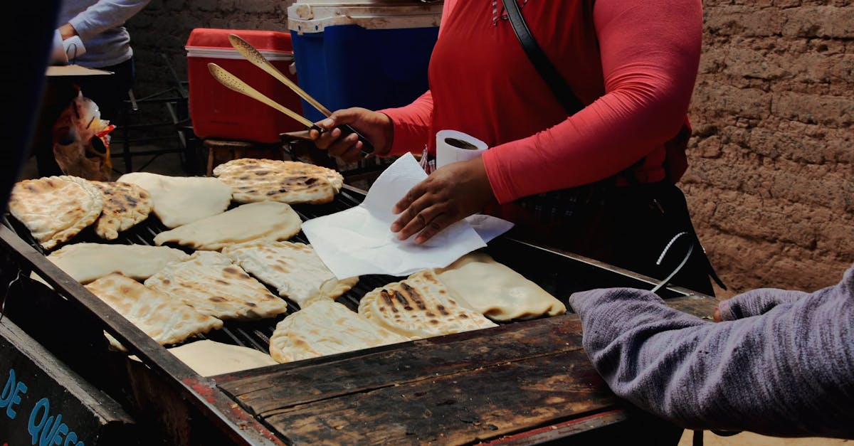 Traditional Food Selling In The Street Free Stock Video Footage