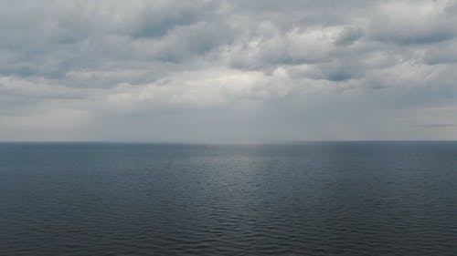 Calm Surface Of The Deep Sea Water