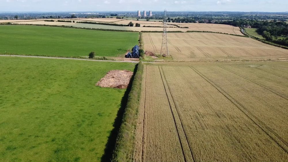 Drone Footage of Farm Fields · Free Stock Video