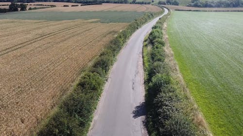 Drone Footage of Roadway