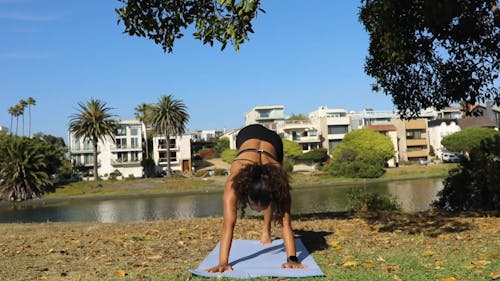 Woman Doing Yoga