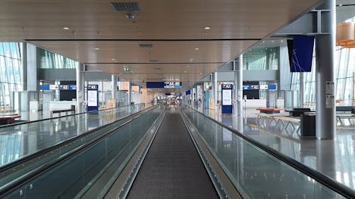 Footage Inside the Airport Terminal
