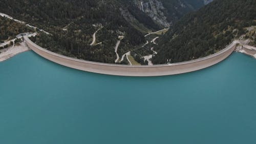 Drone Footage of a Dam