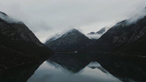 Lake Surrounded by Mountains