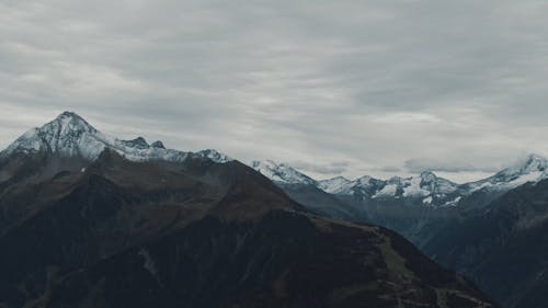 Drone Footage of a Mountaintops