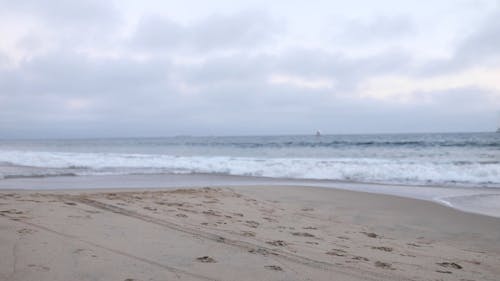 Person Jogging at the Beach