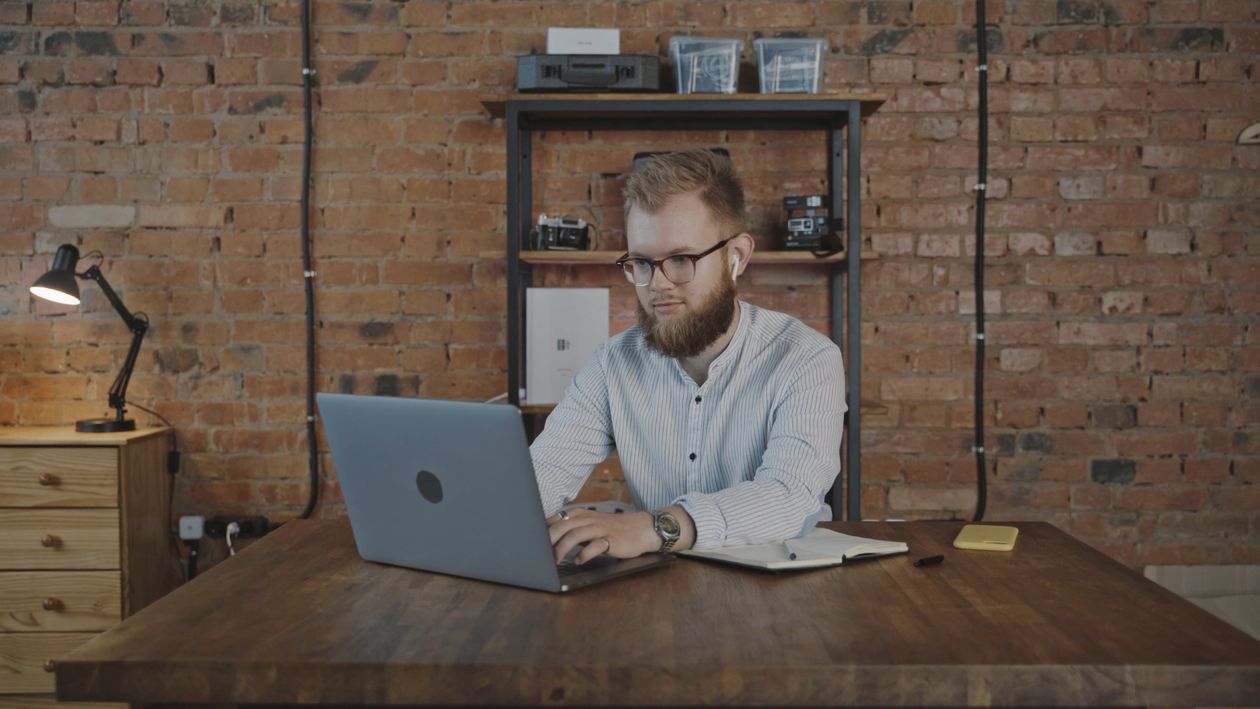 Man Using Brush On Computer Man Using a Computer Free Stock Video Footage, Royalty-Free 4K & HD ...