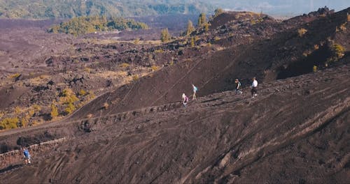 People on a Hike