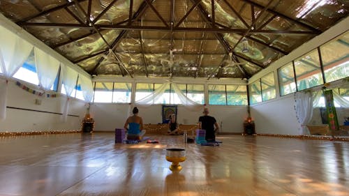 People Practicing Yoga