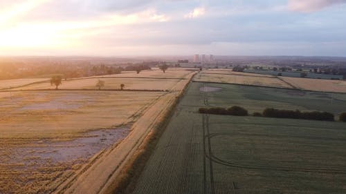 Drone Footage of a Farmland