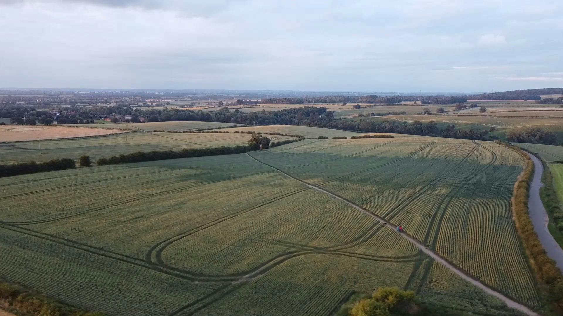 An Aerial Footage of an Agricultural Land · Free Stock Video