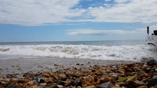 Crashing Waves at the Beach