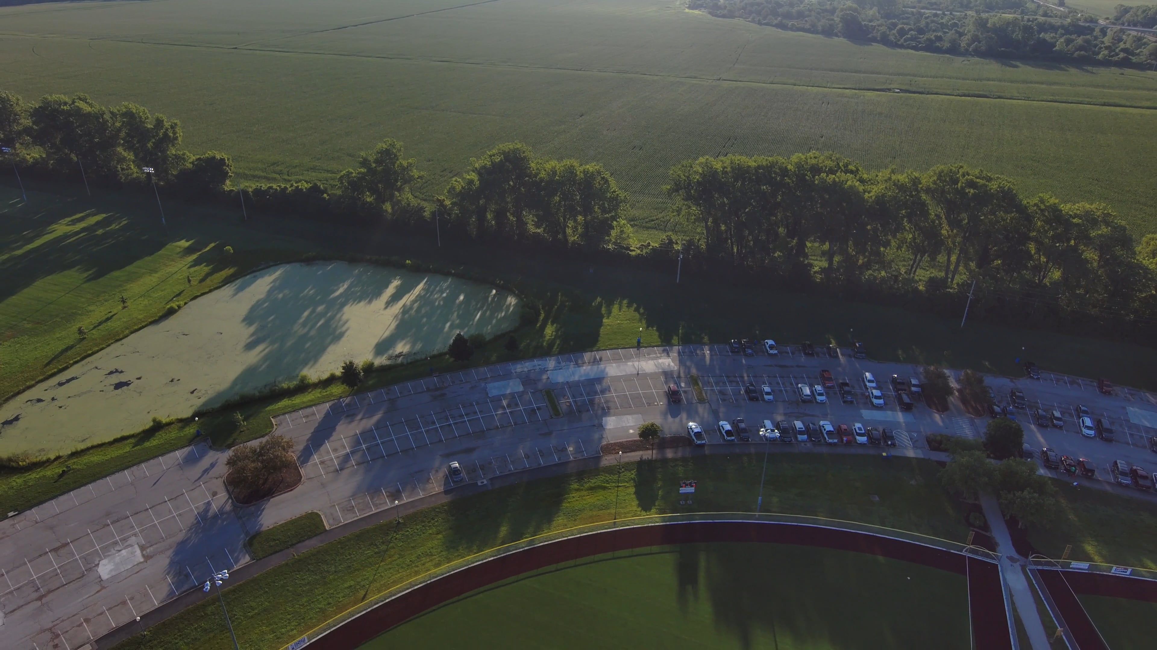 Drone Footage of Baseball Field · Free Stock Video