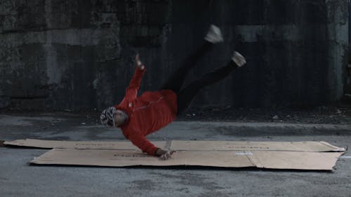 Man Doing Breakdancing
