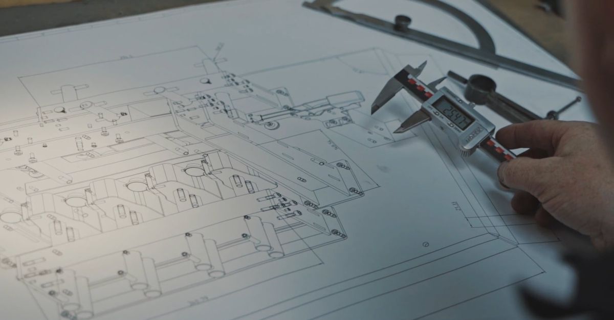 People Using Digital Calipers A Person Working on a Design Using a Digital Caliper Free Stock Video ...