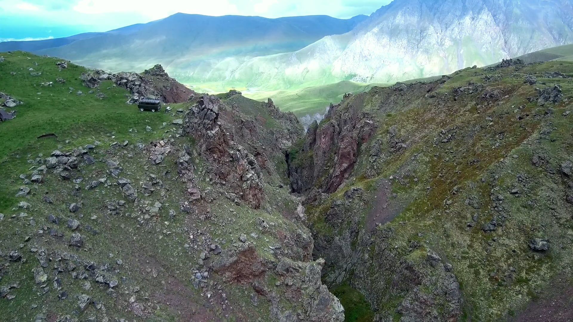 Drone Footage of a Rocky Mountain Free Stock Video Footage, Royalty ...