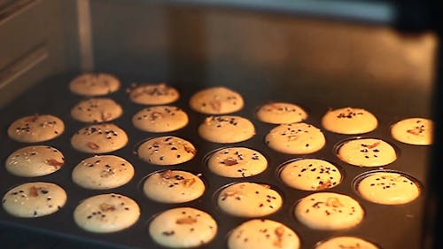 Close Up Video of Muffins