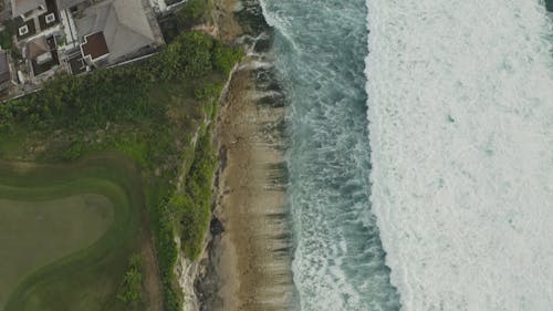 Waves Crashing on the Shore